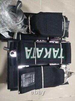 TAKATA BLACK Universal 3' Inch 4 Point Racing Harness/Seat Belt Quick Release