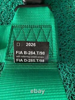 TAKATA Drift III Green 3Shoulder 2 Lap Belt Harness For SR3 BRIDE RACING SEATS