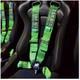 TAKATA Green 4 Point Snap-On 3 With Camlock Racing Seat Belt Harness UNIVERSAL