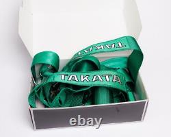 TAKATA RACE 4 Point Bolt-On 3 Racing Harness Green