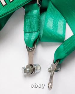 TAKATA RACE 4 Point Bolt-On 3 Racing Harness Green