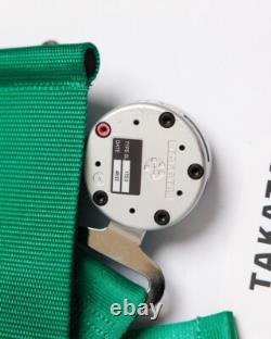 TAKATA RACE 4 Point Bolt-On 3 Racing Harness Green