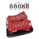 TAKATA Red Racing Seat Belt Harness 4 Point 3 Snap On Camlock Universal