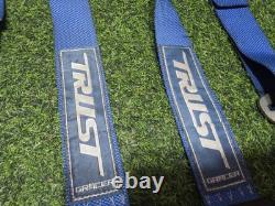 TRUST GRACER 4-point seat belt Blue Trust Gracer WILLANS Racing harness Rare