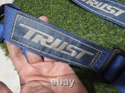 TRUST GRACER 4-point seat belt Blue Trust Gracer WILLANS Racing harness Rare