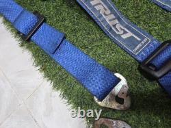 TRUST GRACER 4-point seat belt Blue Trust Gracer WILLANS Racing harness Rare