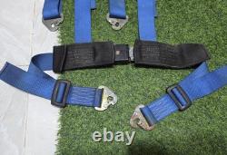 TRUST GRACER 4-point seat belt Blue Trust Gracer WILLANS Racing harness Rare