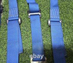 TRUST GRACER 4-point seat belt Blue Trust Gracer WILLANS Racing harness Rare