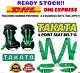 Takata 4 Point Snap-On 3 With Camlock Racing Seat Belt GREEN Harness Universal
