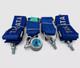 Takata 4 Points Snap-On 3 Seat Belt Harness Universal Racing Blue Camlock + DHL