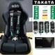 Takata Racing Seat Belt Harness 4 Point Snap-On 3 Cam lock Universal BLACK