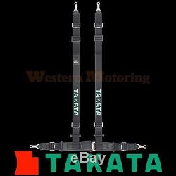 Takata Seat Belt Harness Drift II 4-Point ASM Black (Bolt-On) 74001US-0