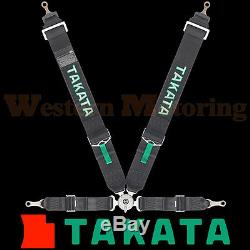 Takata Seat Belt Harness Race 4-Point ASM Black (Bolt-On) 71001US-0