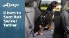 The Direct To Seatbelt Swivel Tether Tangle Free Seatbelt For Dogs