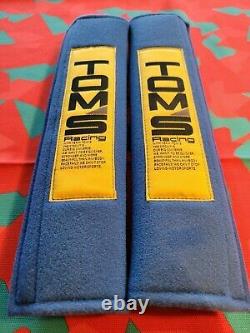 Tom's Racing Harness Seat Belt Pads Rare Toyota TRD AE86 NOS