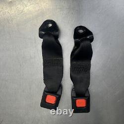 Toyota Corolla AE86 Rear Seat Belt Receiver Black Pair #1