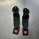Toyota Corolla AE86 Rear Seat Belt Receiver Black Pair #1