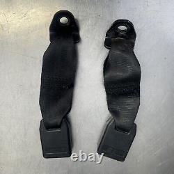 Toyota Corolla AE86 Rear Seat Belt Receiver Black Pair #1
