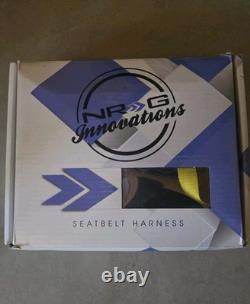 Two NRG Innovations 5 Point Seatbelt Harness Black In Box