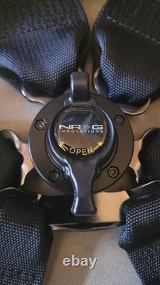 Two NRG Innovations 5 Point Seatbelt Harness Black In Box