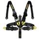 Universal 5Point Cam Lock Quick Release Racing Seat Belt Safety Harness NEW