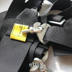 Universal Black 4 Point Camlock Quick Release Car Seat Belt Harness F OMP Racing