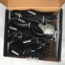 Universal Black 4 Point Camlock Quick Release Racing Car Seat Belt Harness 3 W