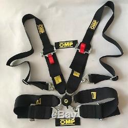 Universal Black 4 Point Camlock Quick Release Racing Car Seat Belt Harness F OMP