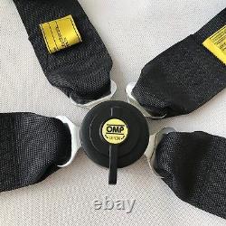 Universal Black 4 Point Camlock Quick Release Seat Belt Harness For OMP Racing