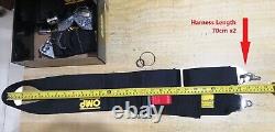 Universal Black 4 Point Camlock Quick Release Seat Belt Harness For OMP Racing