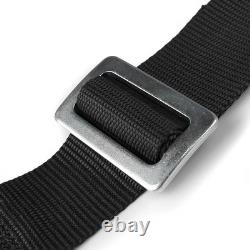Universal Black 4 Point Quick Release Camlock Racing Seat Belt Safety Harness