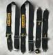 Universal Black Sabelt 4 Point Camlock Quick Release Racing Seat Belt Harness 3