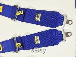 Universal Blue 4 Point Camlock Quick Release Racing Car Seat Belt Harness Sabelt