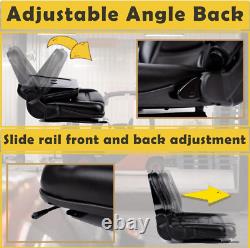 Universal Forklift & Tractor Seat with Armrest, Safety Belt & Micro Switch Universal Forklift & Tractor Seat with Armrest, Safety Belt & Micro Switch