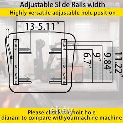 Universal Forklift & Tractor Seat with Armrest, Safety Belt & Micro Switch