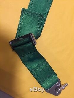 Universal Green 4 Point Camlock Quick Release Racing Car Seat Belt Harness 1pc