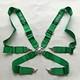Universal Green 4 Point Camlock Quick Release Racing Seat Belt Harness FIA TKATA