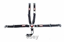 Universal Youth Racing Harness Sfi 16.1 Approved 5 Point Seat Belt Black