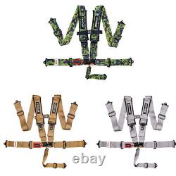 Upgraded 3'' 5-point Quick Release Seat Belt Safety Harness Off Road Camouflage