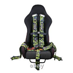 Upgraded 3'' 5-point Quick Release Seat Belt Safety Harness Off Road Camouflage