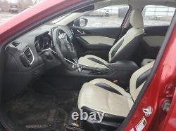 Used Front Left Seat Belt fits 2014 Mazda 3 bucket seat Htbk driver buckl
