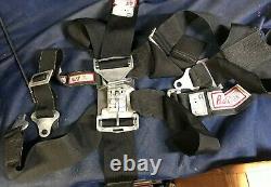 Used Simpson racing seat belts-5 point harness, Black, SFI Spec 16.1