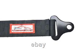 Utv Race Harness Seat Belt Floor Mount 3 Point Seat Belt Black Checkerboard