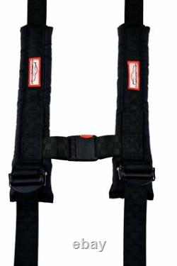 Utv Seat Belt Harness New Race 2 Harness 4 Point Black Checkerboard
