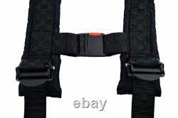 Utv Seat Belt Harness New Race 2 Harness 4 Point Black Checkerboard