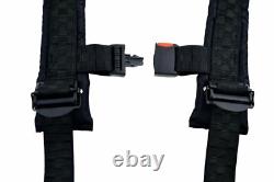 Utv Seat Belt Harness New Race 2 Harness 4 Point Black Checkerboard
