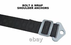 Utv Seat Belt Harness New Race 2 Harness 4 Point Black Checkerboard