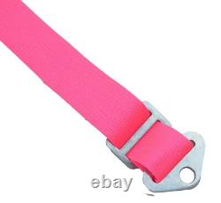 Utv Seat Belt Harness New Race 2 Harness 4 Point Latch Type Hot Pink