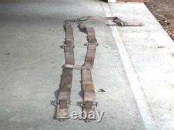 Vintage 1957 Aviation -Jet- Air Force Pilot Race Car BELT Harness
