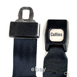 Vintage Beams 410216 Safety Seat Belt 1201 Black, for Collins Bus #20260 P9907